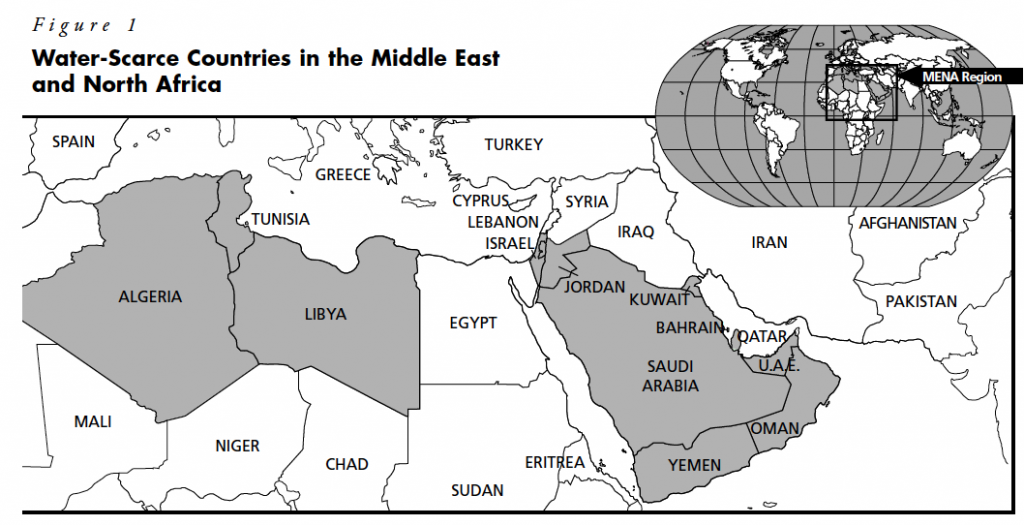 Report. Population and Water Scarcity in the Middle East and North ...