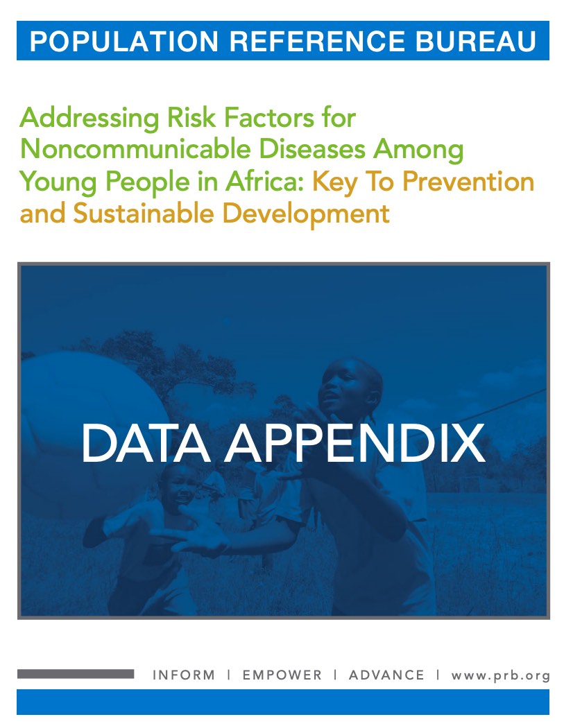 Data Appendix: Addressing Risk Factors for Noncommunicable Diseases Among Young People in Africa