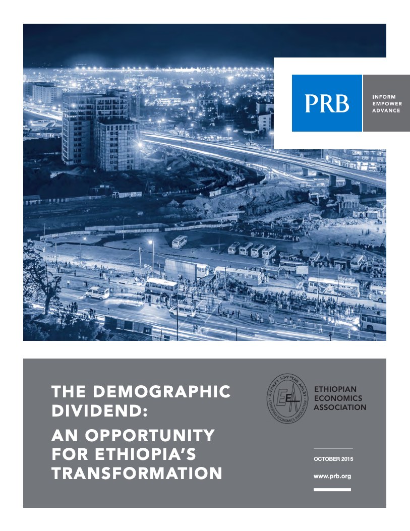 Report Cover on The Demographic Dividend–An Opportunity for Ethiopia's Transformation