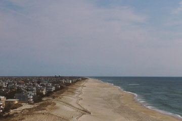 Aerial view of beach