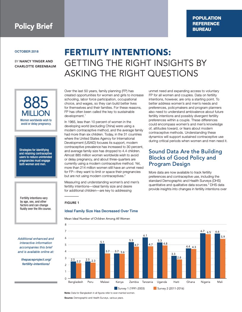 cover image of Fertility Intentions: Getting the Right Insights by Asking the Right Questions (PDF Policy Brief)