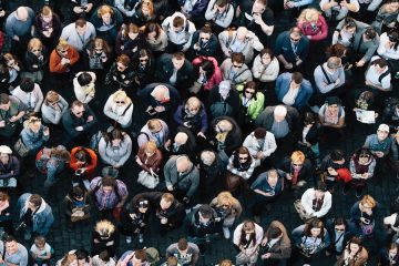 Crowd from overhead