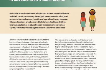 Cover image: Research Brief: Delaying Marriage And Childbearing Can Improve Educational Outcomes