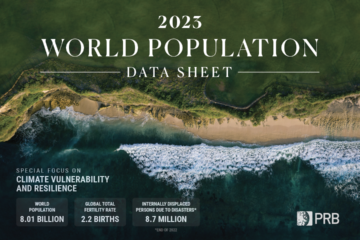 2023 World Population Data Sheet Booklet Cover